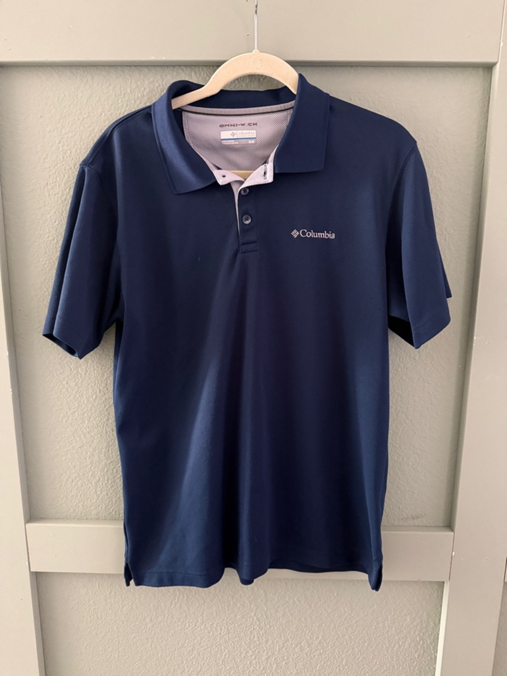 Columbia Men’s Navy Short-Sleeve Polo